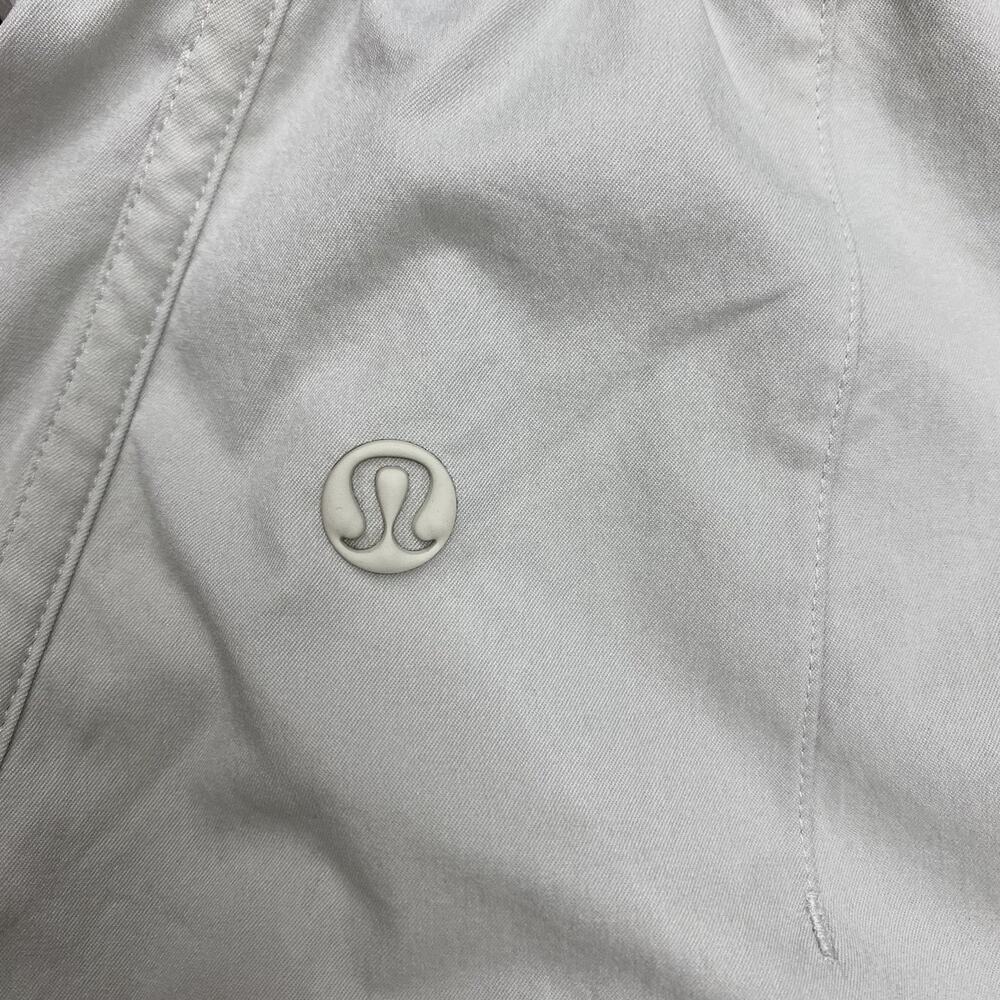 Lululemon Women’s Cinchable Waist High Rise Woven Shorts 3.5 Inseam Bone Ivory S - Picture 5 of 9
